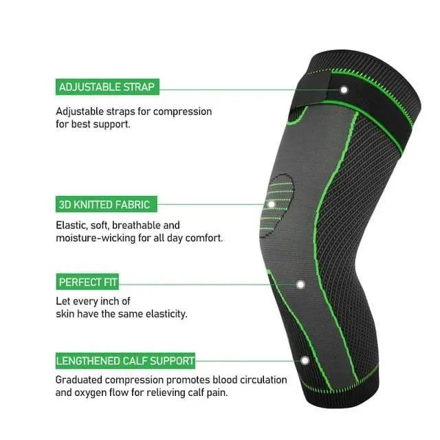 2x Kneee Warmers HIgh Quality Compression Knee Warmers