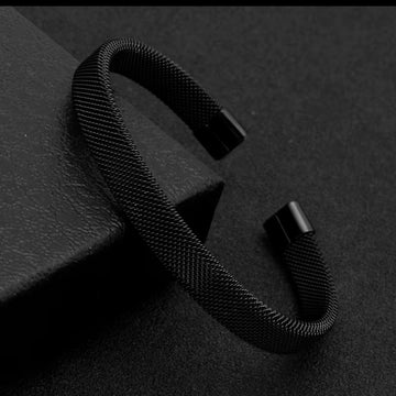 Stainless Steel Mash Bangle Kara Bracelets For Men